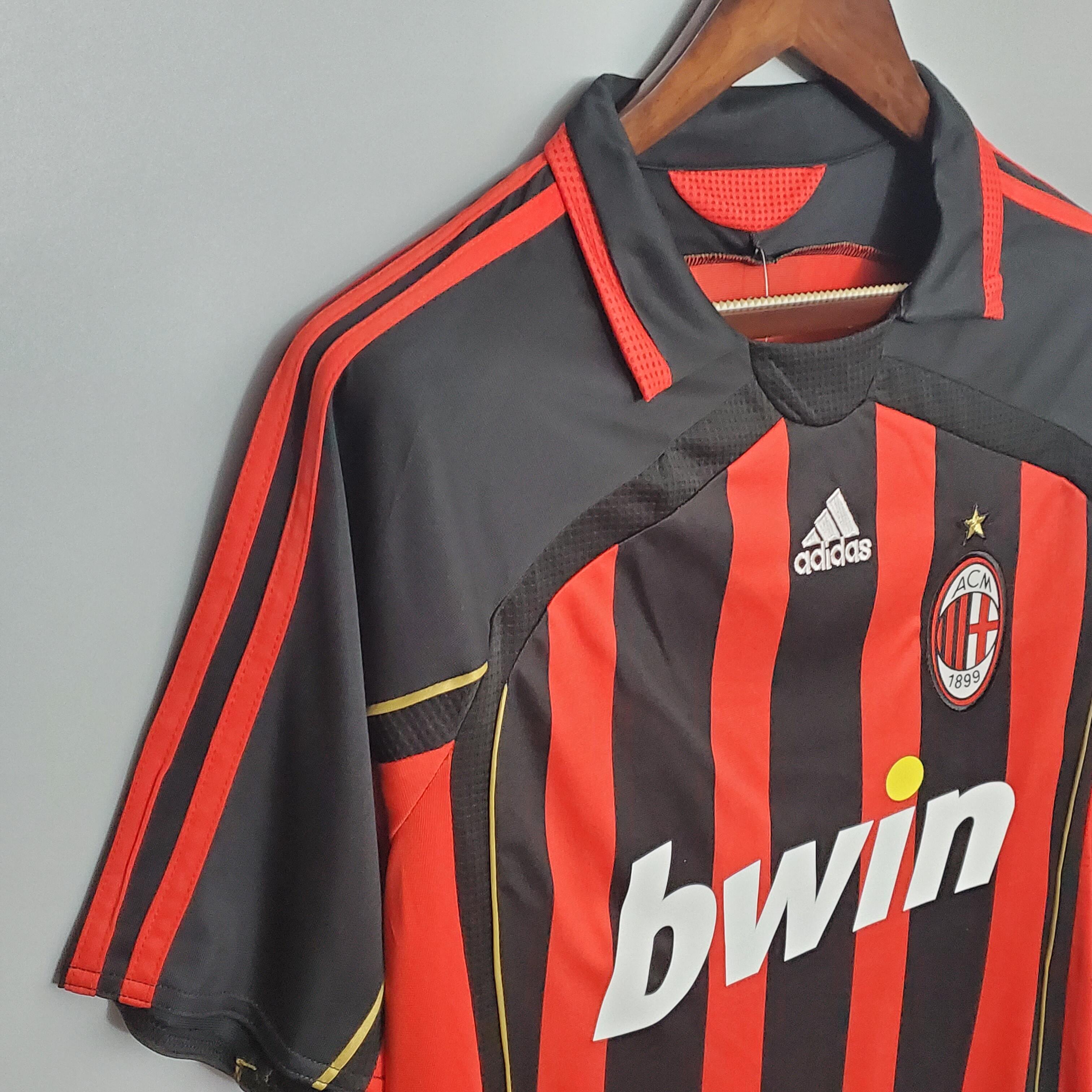 Cheap 2006-2007 AC Milan Home retro kit