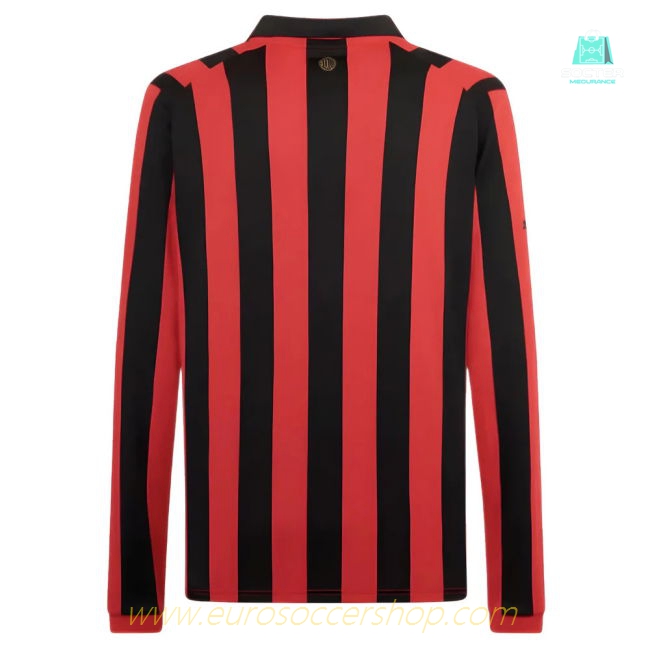 AC Milan 125th Authentic Shirt LS (Black-Red)