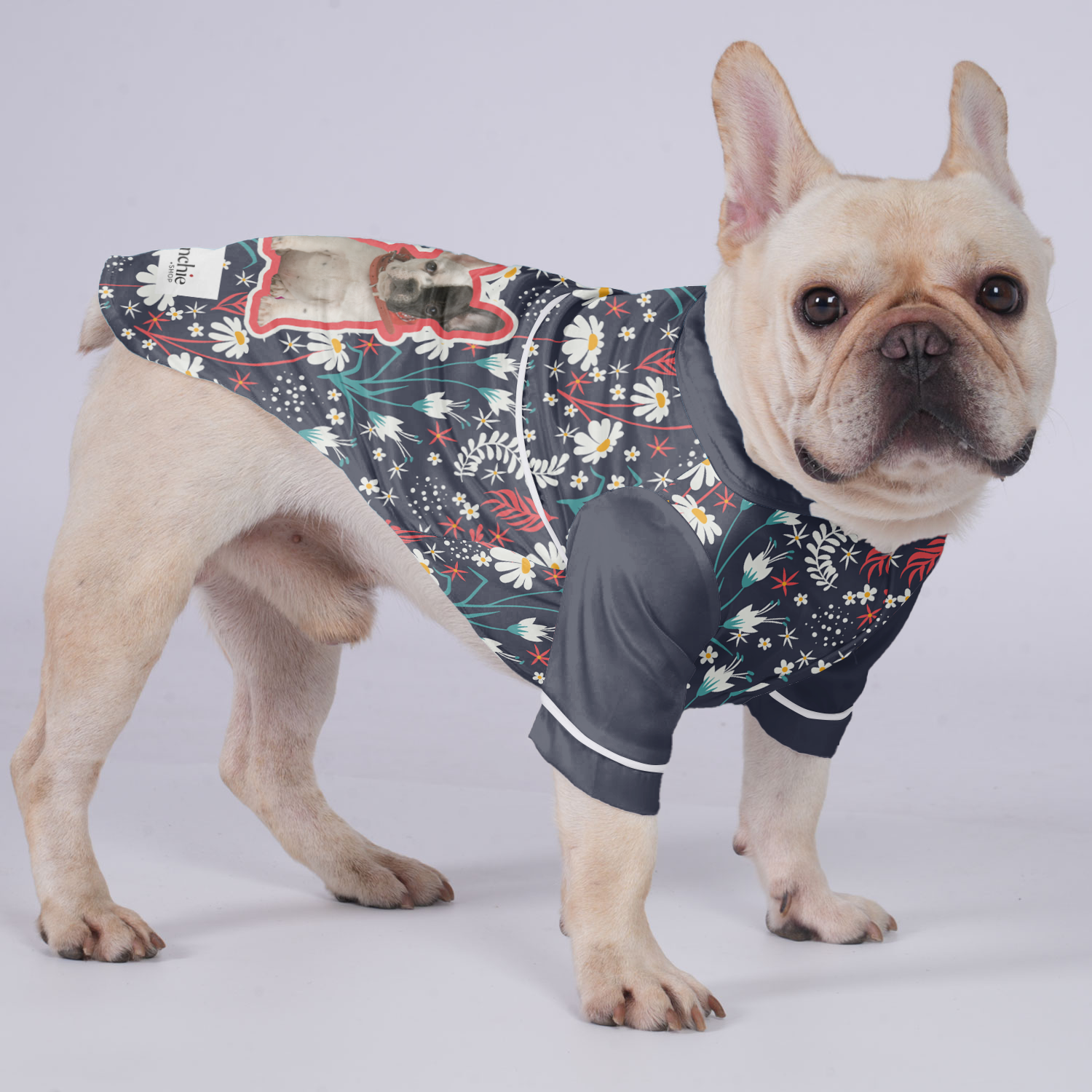 French Bulldog Pajamas With Your Dog's Image Outdoor Use | Safe For Paws