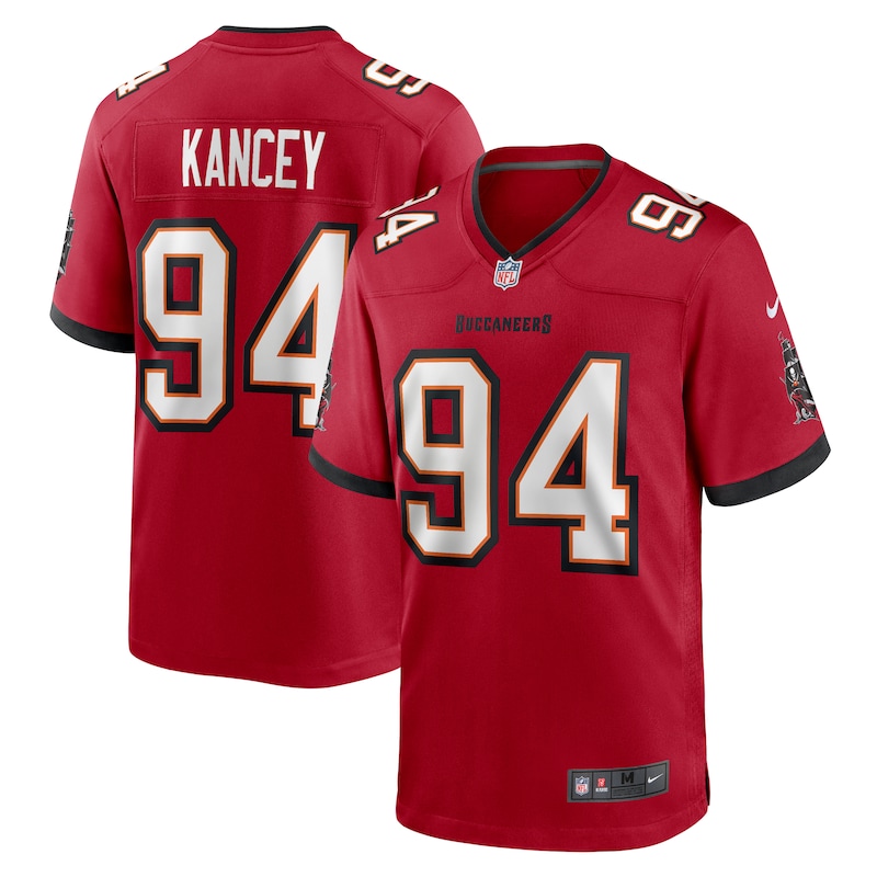None Calijah Kancey Record-Breaker TB Buccaneers Durable Jersey
