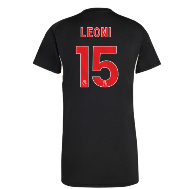2025-2026 Liverpool Training Jersey (Black) - Womens (Leoni 15)