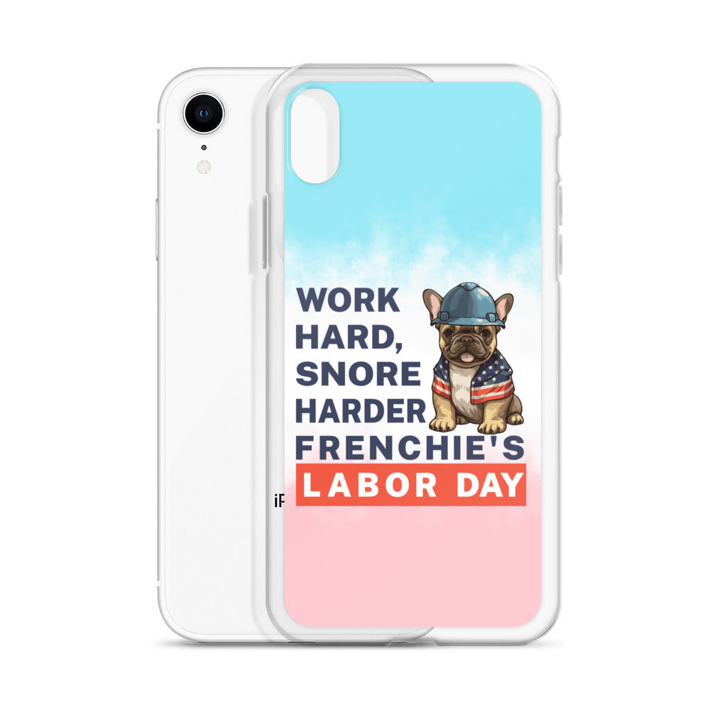 French Bulldog Snore Harder Clear Case For Iphone® Comfy Pet Product