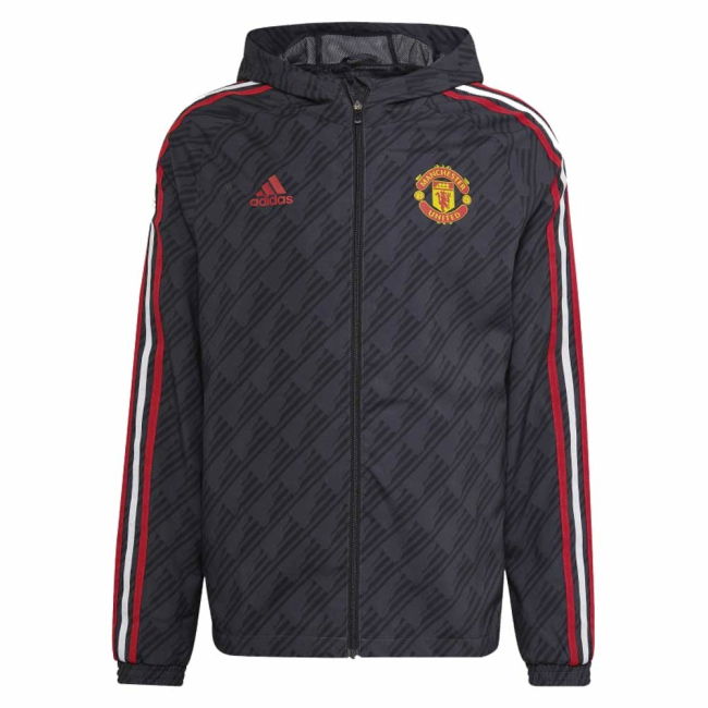 Men's 2022-2023 Man Utd DNA Windbreaker (Night Grey)