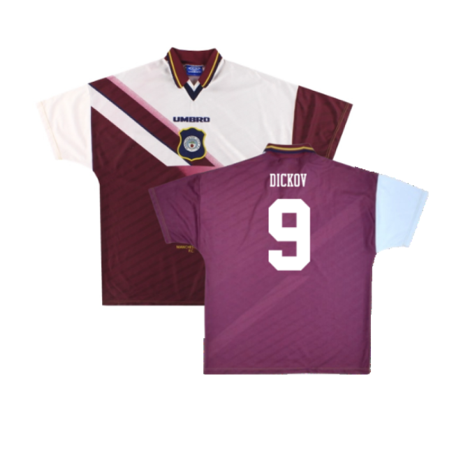 1996-19 Man City Soccer Jerseys timeless Away Football Shirt