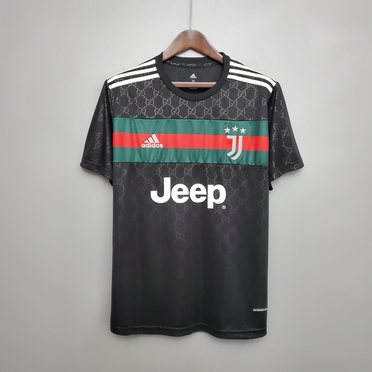 JUVENTUS 20-21 JOINT EDITION BLACK FOOTBALL JERSEY SHIRT - Official