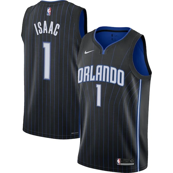 Premium-Quality Jonathan Isaac ORL NBA Jersey - Black - Fan Favorite
