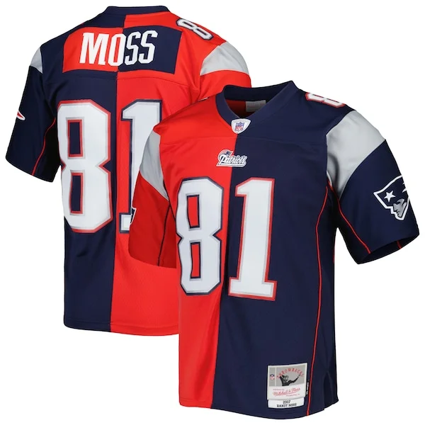 New England Patriots Replica NFL Jersey - Navy | High-Quality Footb...