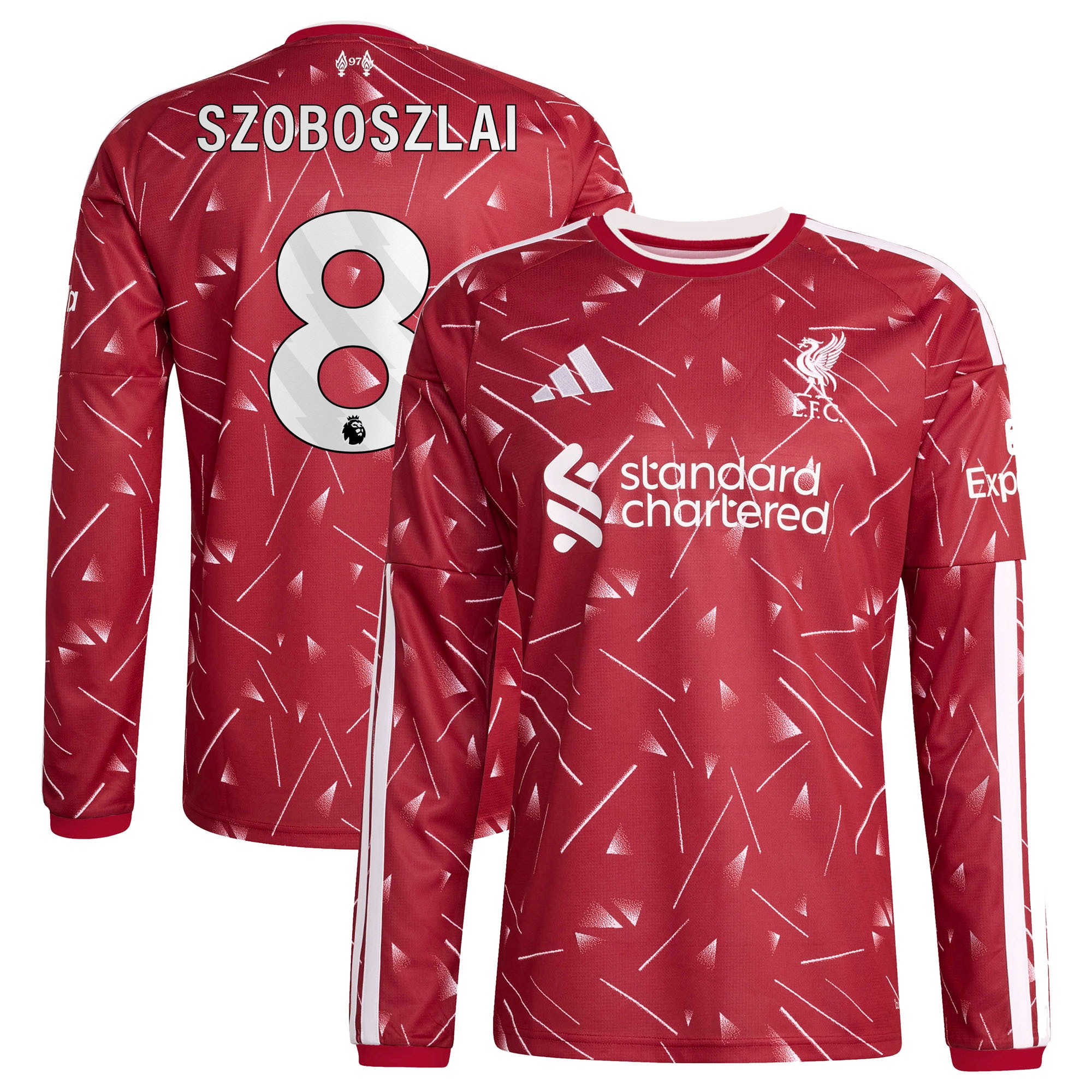 [LK] Women's Dominik Szoboszlai Liverpool 2026/27 Home Replica Long Sleeve Jersey - Red