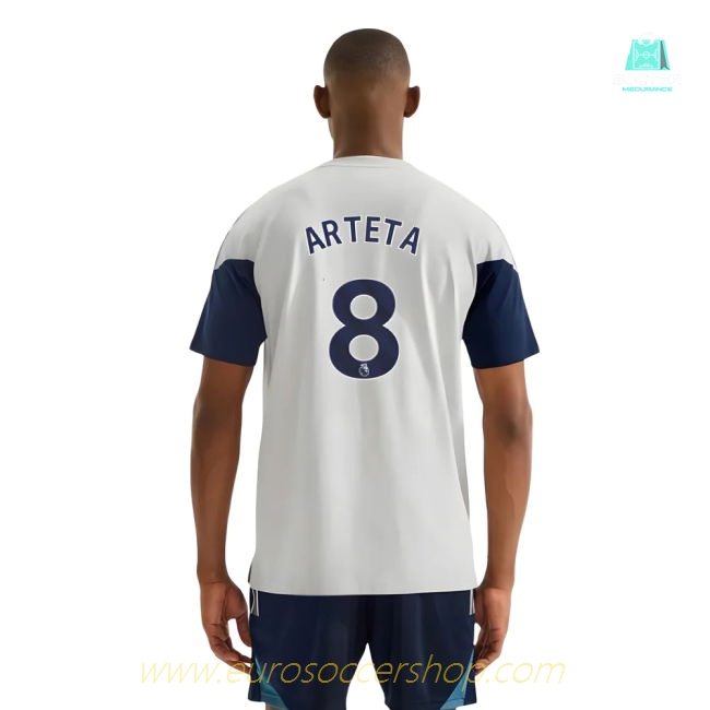 2025-2026 Arsenal Training Tee (Grey) (Arteta 8)