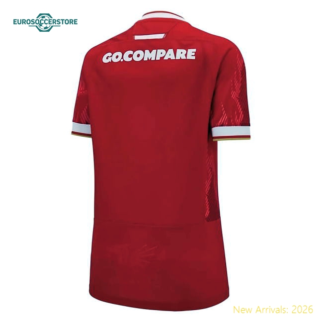 2024-2025 Wales Home Replica Womens Shirt For Match Day