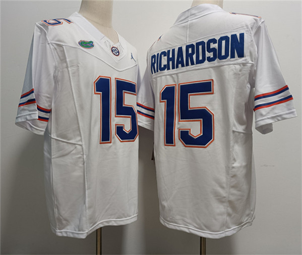 Men's None White 2024 embroidered Anthony Richardson #15 breathable