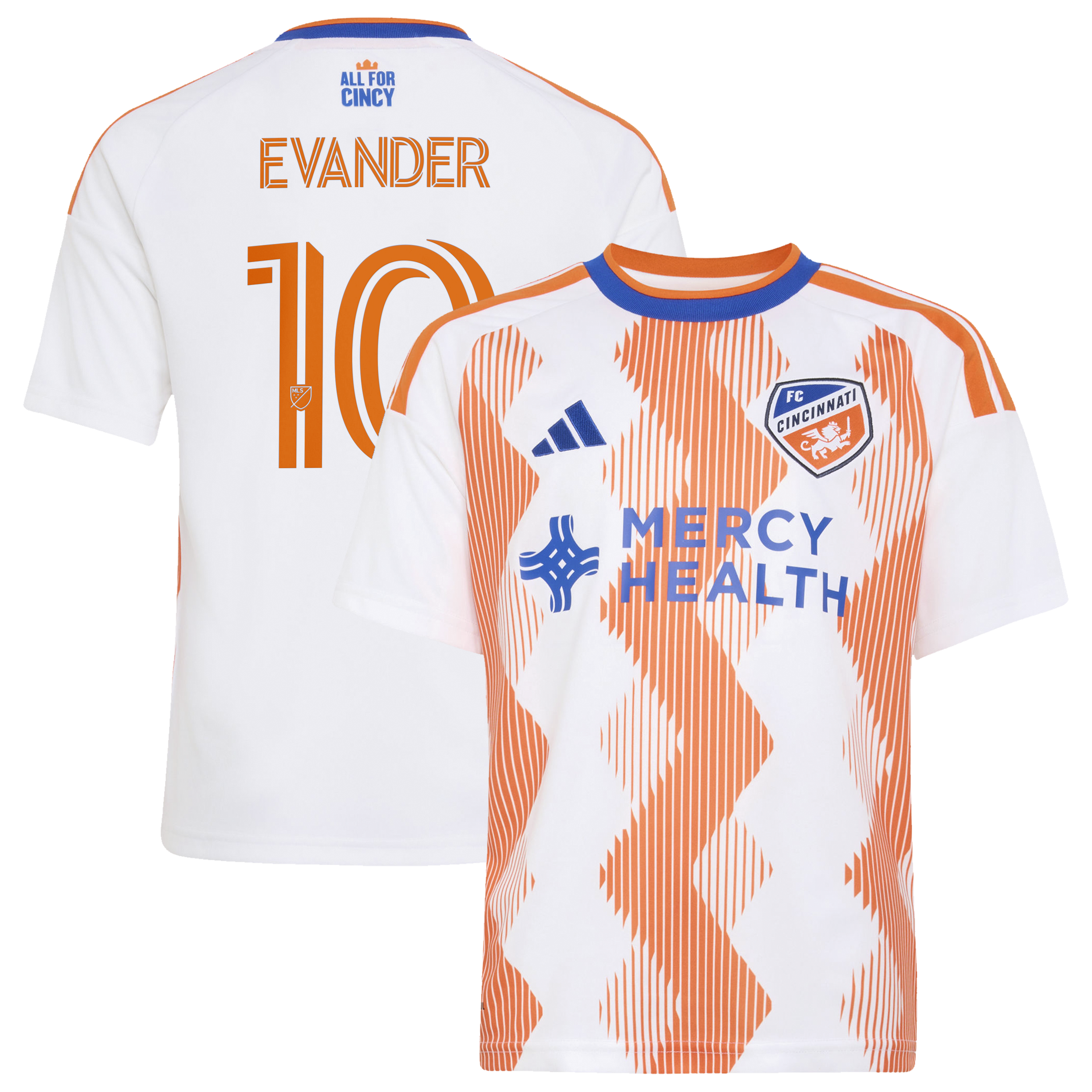 [SJH] Evander da Silva Ferreira FC Cincinnati Youth 2026 The Seven Hills Kit Replica Jersey - White