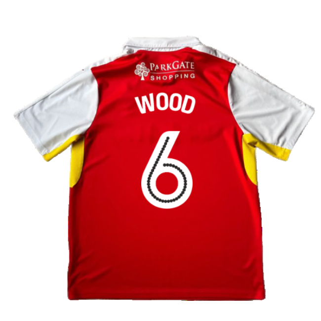 Official Licensed Loyal Rotherham Home Shirt Good Xl Wood #6 2024-...