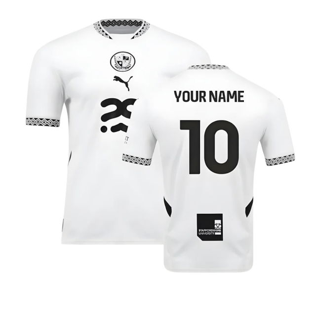 Men's 2024-2025 Port Vale Home Shirt (Your Name)