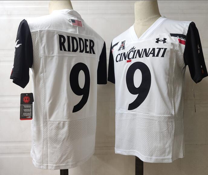 Men's None Desmond Ridder #9 alternate jersey White 2024 home jersey