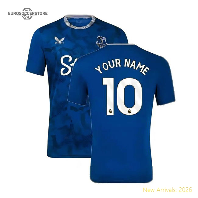 Everton 2024-2025 Home Shirt (Your Name) Liverpool Fan Merchandise