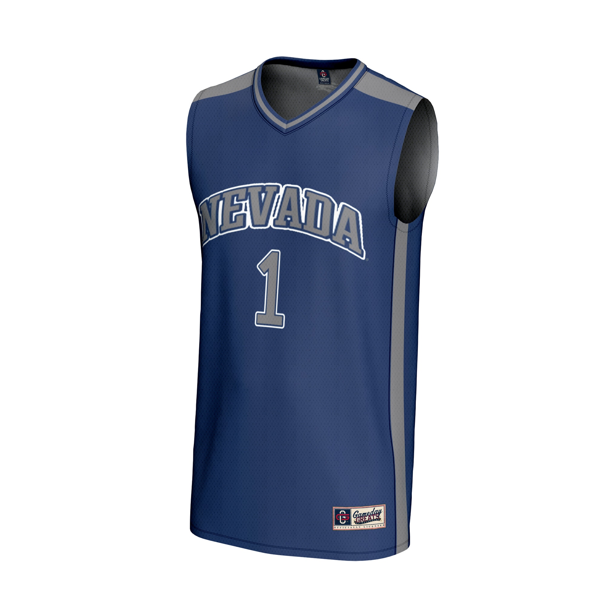[DDG] Nevada Wolf Pack GameDay Greats Unisex Lightweight Basketball Fashion Jersey - Navy