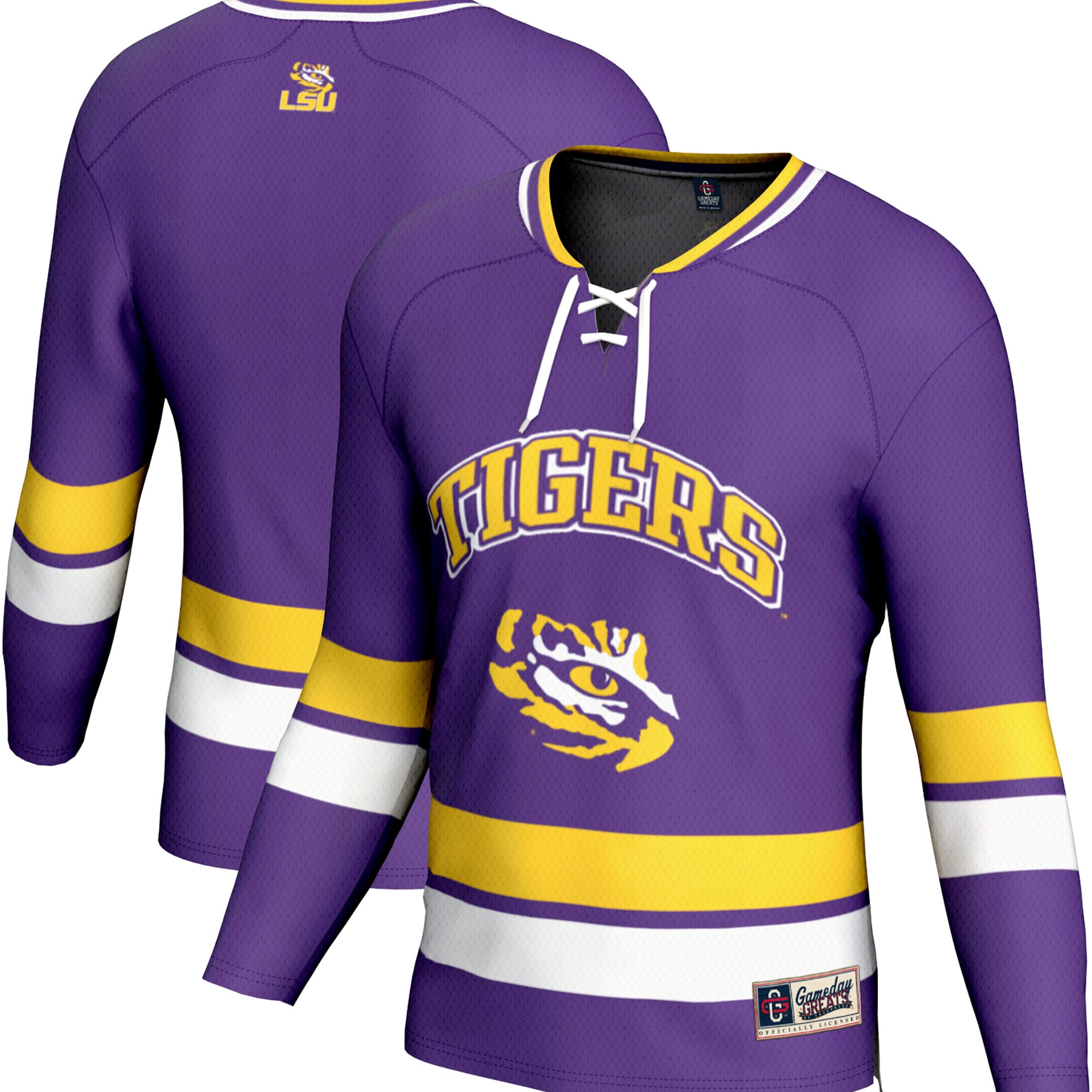 [DDG] Women's LSU Tigers GameDay Greats Spirit Hockey Jersey - Purple