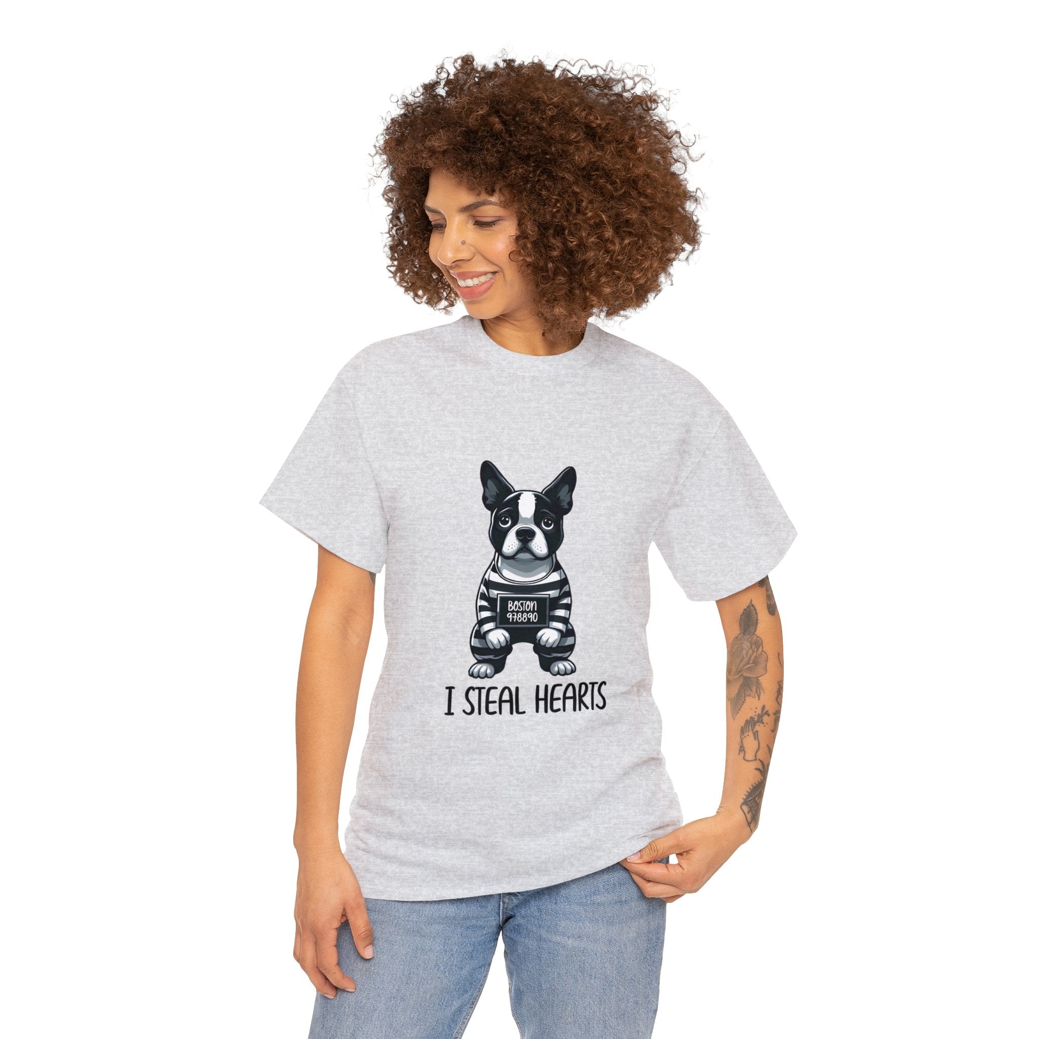 Riley - Durable Unisex Tshirts For Boston Terrier Lovers Outdoor Style
