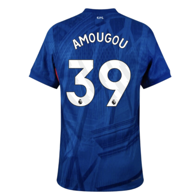2025-2026 Chelsea Football Club Authentic Home Jersey (Amougou 39) ...