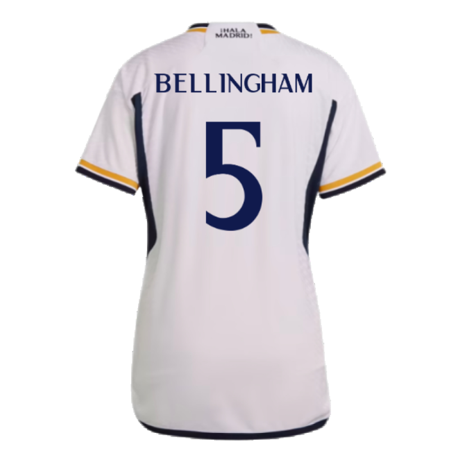 2023-2024 Real Madrid Club Home Jersey (Bellingham 5)
