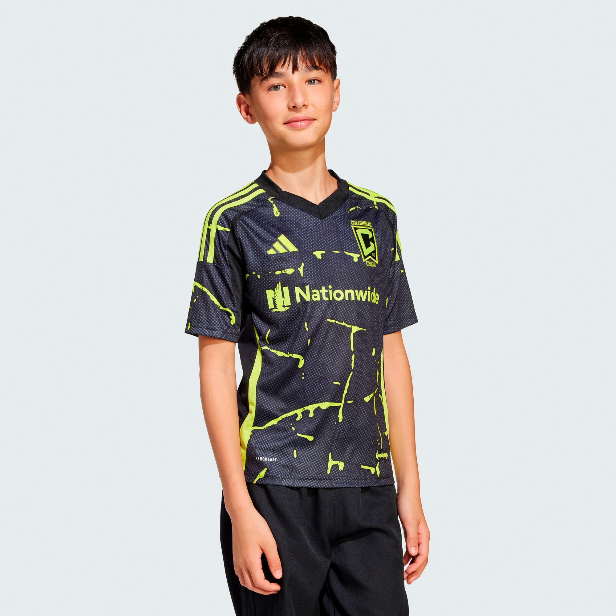 [SJH] Columbus Crew Youth 2025 The Goosebumps Kit Replica Jersey - Black