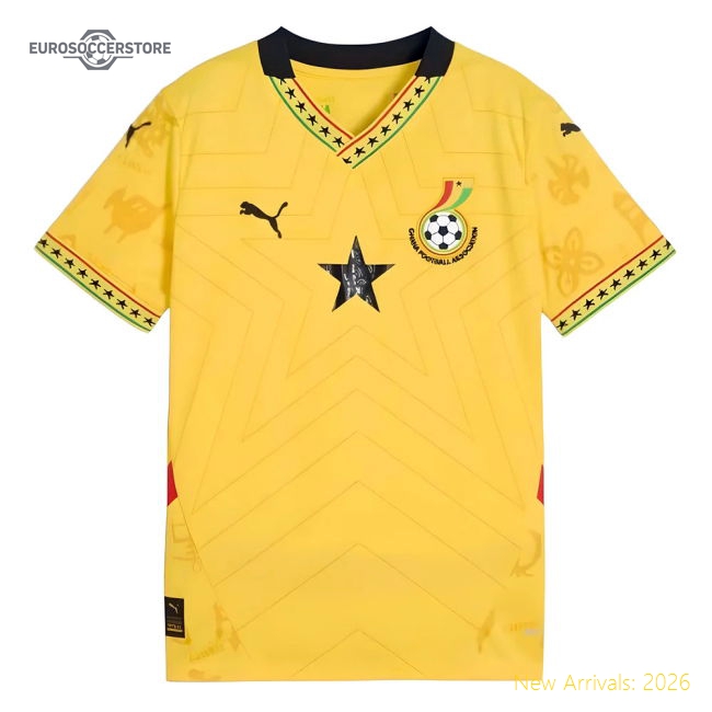 2024-2025 Ghana Away Shirt (Kids)