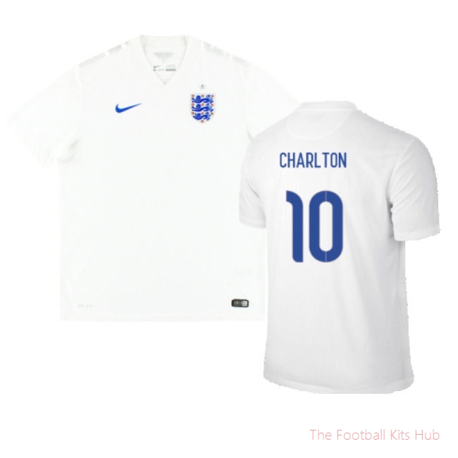 England 2014-16 Home (Very Good) (CHARLTON 10)