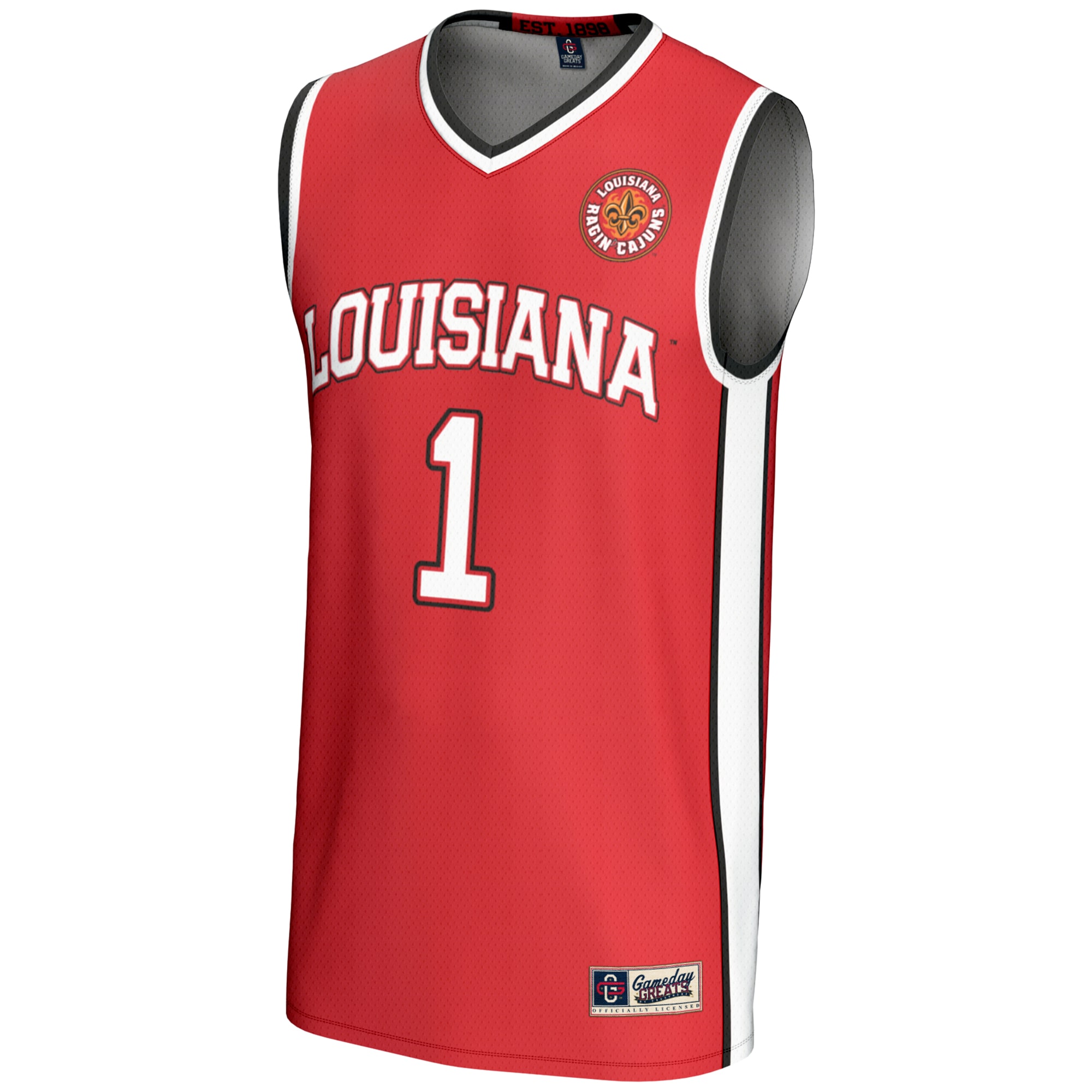 [DDG] Louisiana Ragin' Cajuns GameDay Greats Youth Lightweight Basketball Jersey - Cardinal