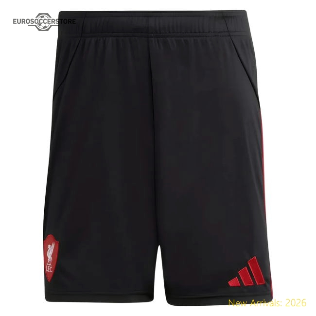 2025-2026 Liverpool Away Shorts (Black) - Kids