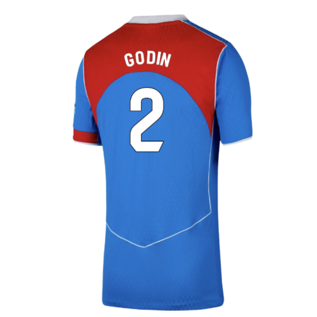 2025-2026 Atletico Madrid Authentic Change Jersey (godin 2)