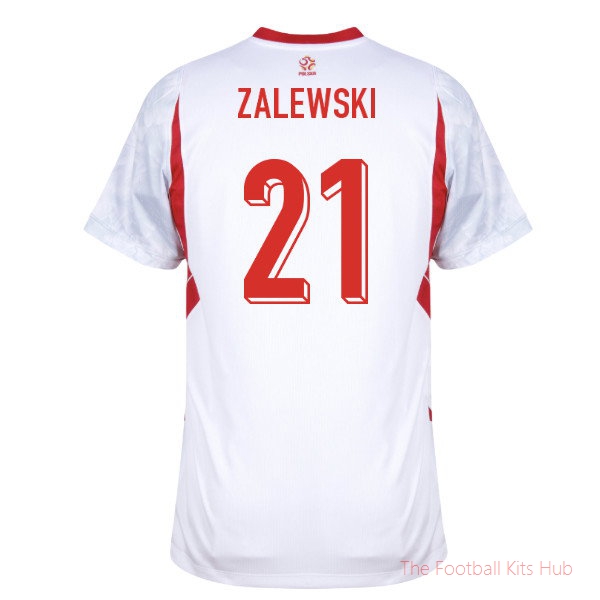 Football Team Poland 2026-2027 Home Shirt (Kids) (Zalewski 21)