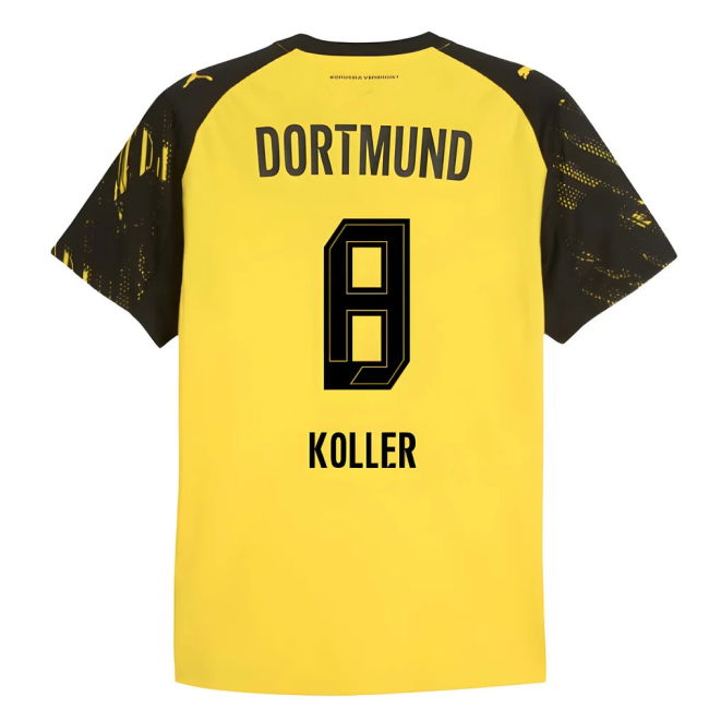 Modern Borussia Dortmund Home Jersey 2025-2026