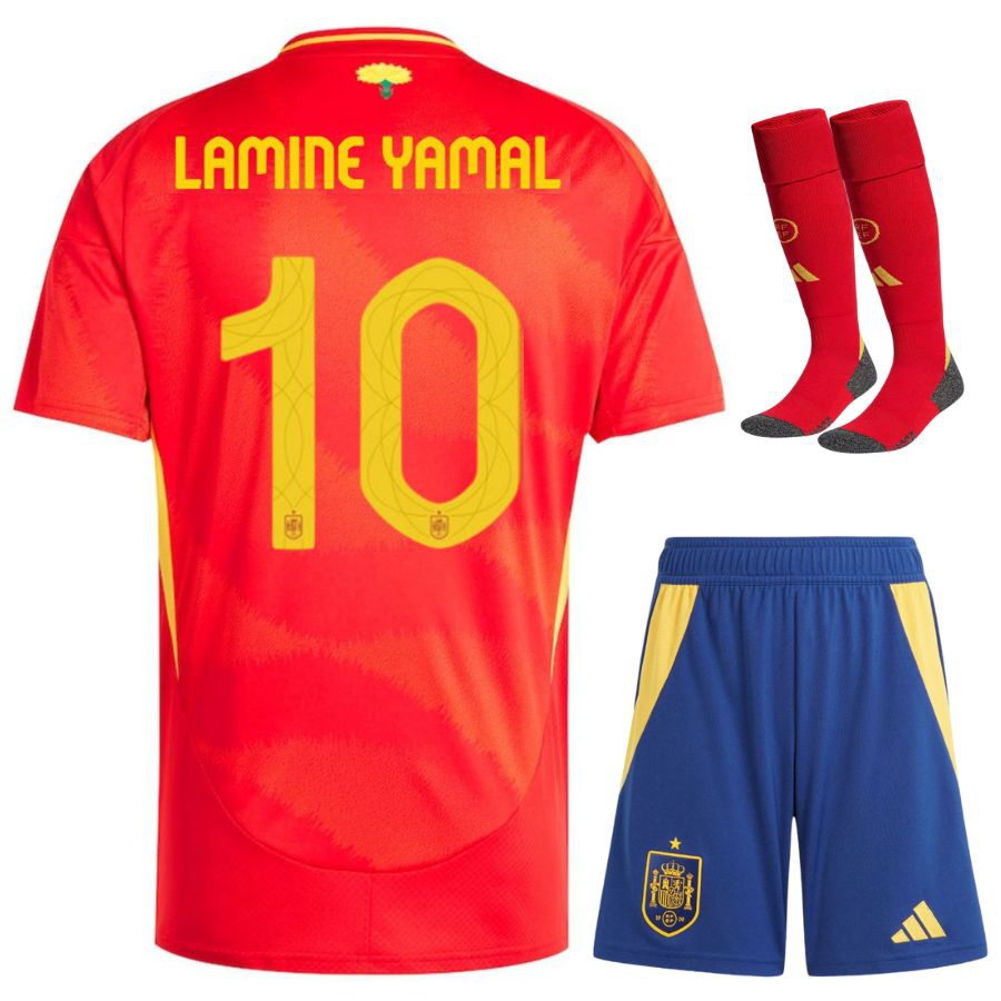 [JED] Spain Home Kit Kids Jersey 2024 2025 Yamal