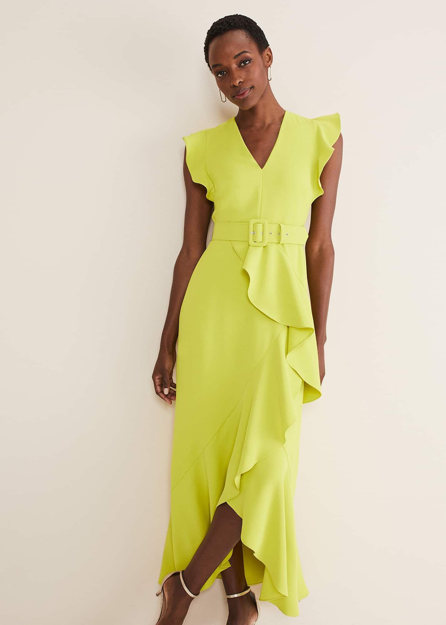 Phoebe Frill Maxi Dress