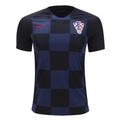 Breathable Croatia Away 2018 World Cup Soccer Jersey Shirt