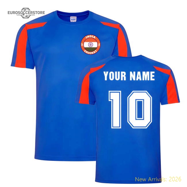 Excellent Your Name India National Team Cricket Sports Training Jer