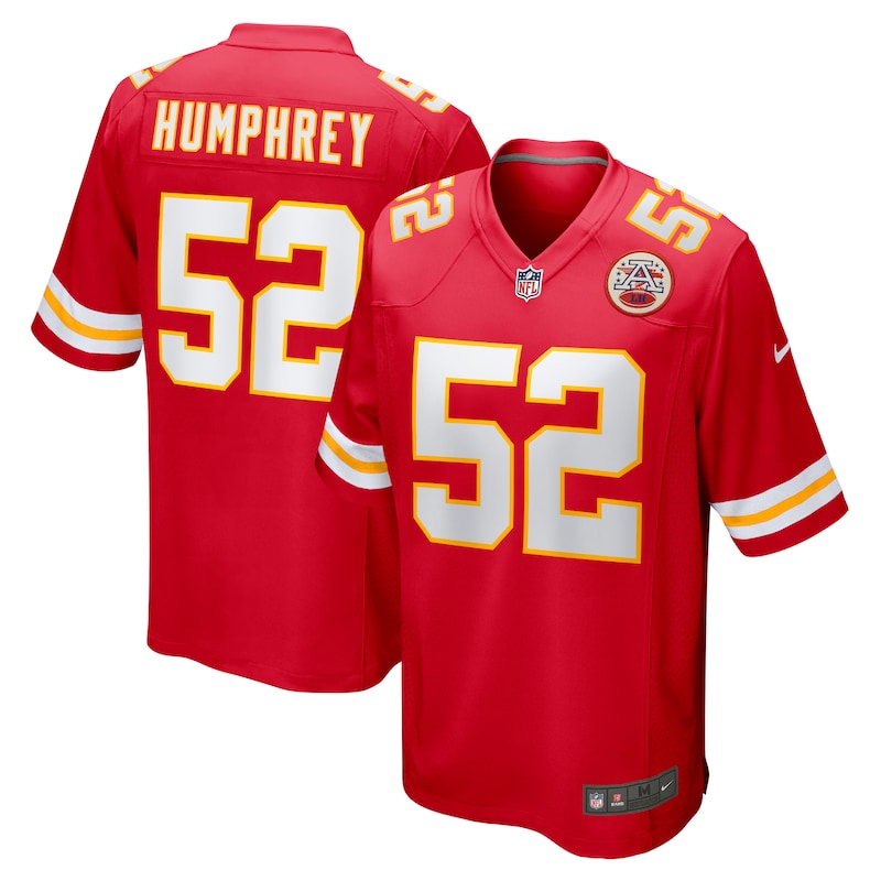 None Creed Humphrey KC Chiefs Retro Premium-Quality Jersey Football Ap