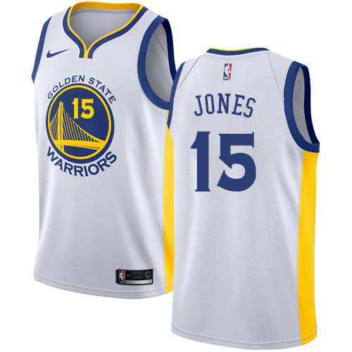 Nike Warriors White State Warriors #15 Jersey - Great Value Game Day Wear