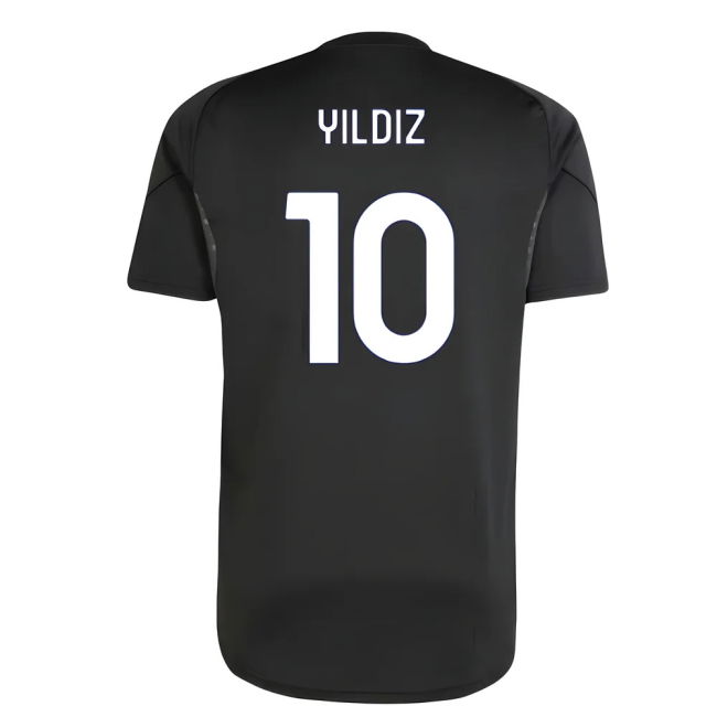 2025-2026 Juve Training Shirt (Black) Reinforced Seams UV Protection