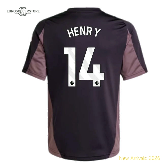 2024-2025 Arsenal Training Jersey (Aurora Black) - Kids (Henry 14)