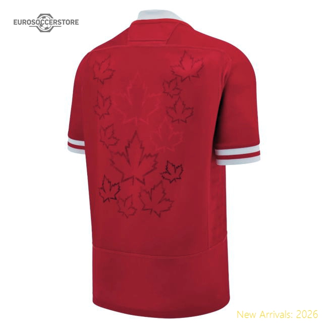 2025-2026 Canada National Team Home Rugby Shirt - Official Design