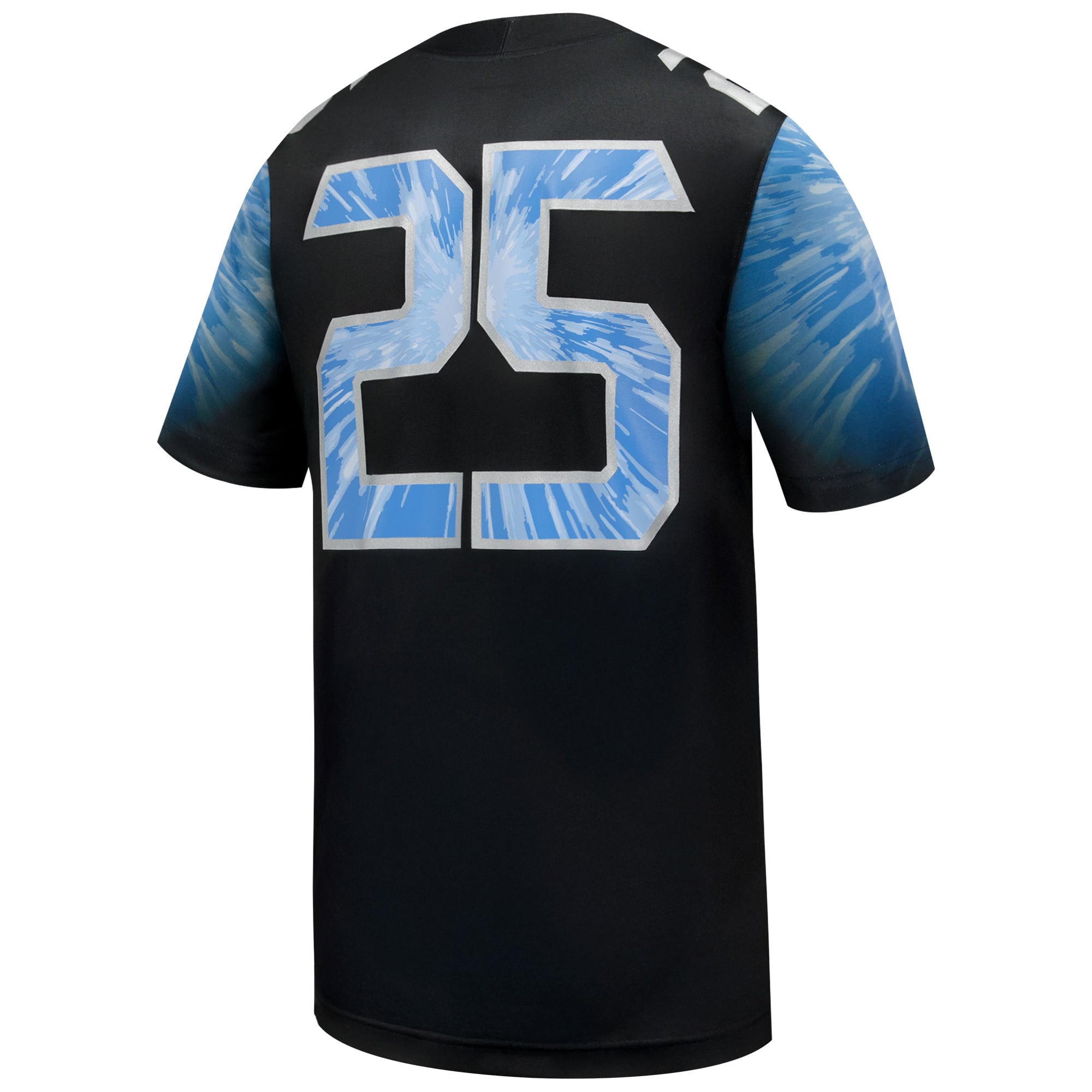 Men's #25 Black UCF Knights 2025 Space Game Football Game Jersey
