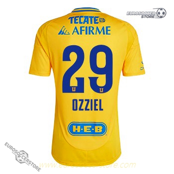 OZZIEL 29 Tigres UANL Home Jersey for the 24-25 Season by OZZIEL