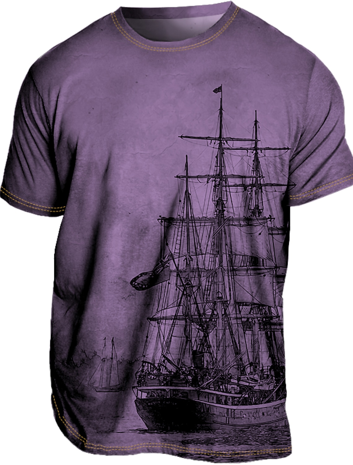 Men's Plus Size T shirt Tee Big and Tall Graphic Crew Neck Print Short