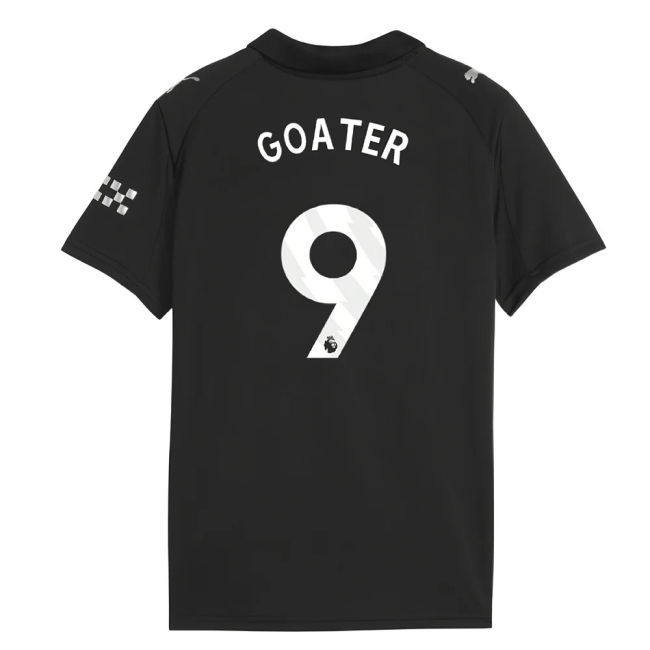 Women's 2025-2026 Man City Away Mini Kit (Goater 9)