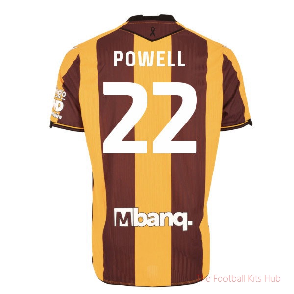 Club Soccer Bradford City 2026-2027 Home Shirt (Powell 22)