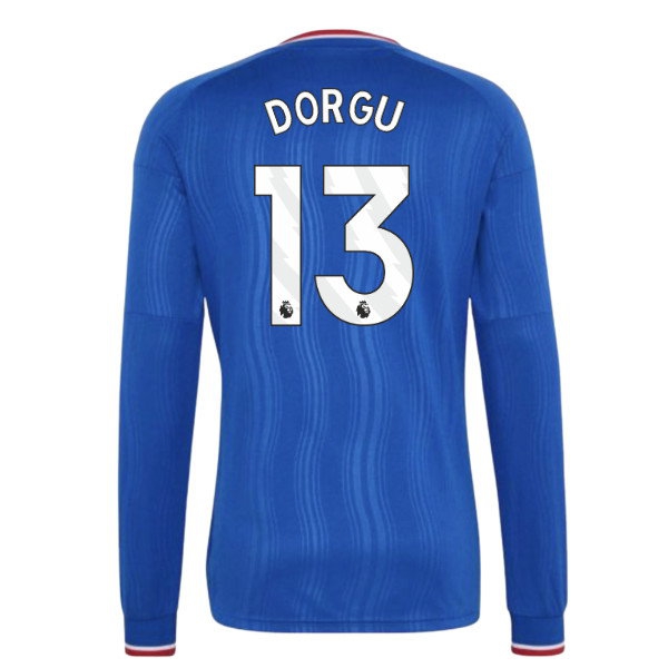 [DDJ] 2026 2027 Man Utd Long Sleeve Shirt Away Apparel (Kids) (Dorgu 13)