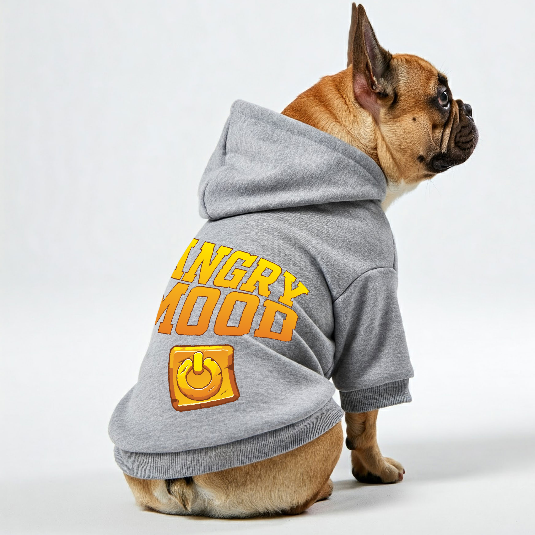 French Bulldog Angry Mood Personalized French Bulldog Hoodies With