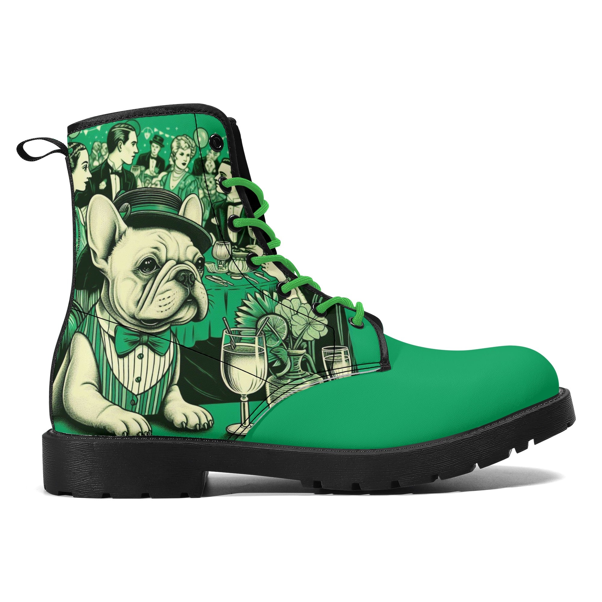 French Bulldog Gracie Leather Boots Useful Frenchie Gear